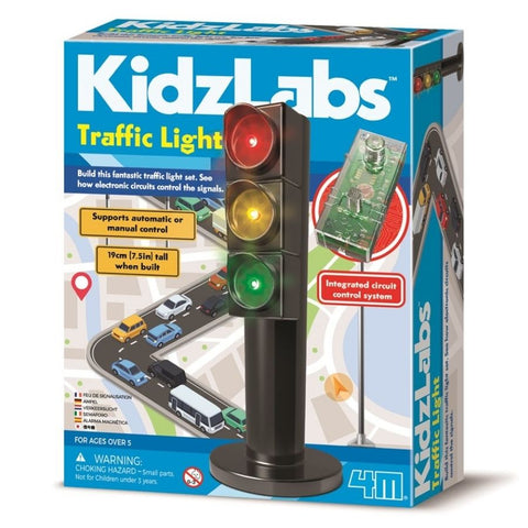 4M KidzLabs Traffic Control Light | STEM Toys for Kids | KidzInc Australia