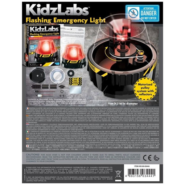 4M KidzLabs Flashing Emergency Light | Science Kit | KidzInc Australia 3