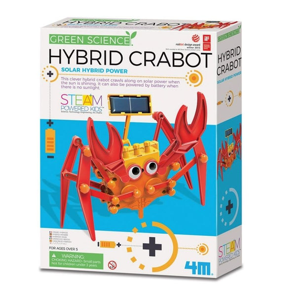 4M Toys Green Science Hybrid Crabot | Robotic Toys | KidzInc Australia
