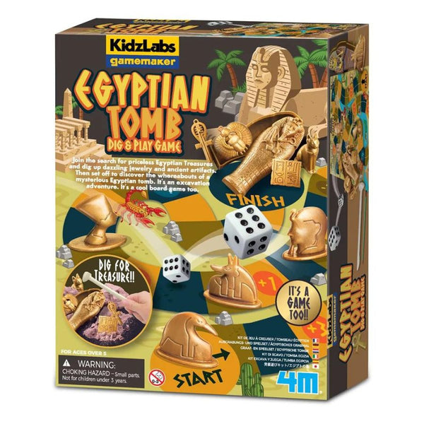4M KidzLabs Gamemaker Dig and Play Egyptian Tomb | KidzInc Australia