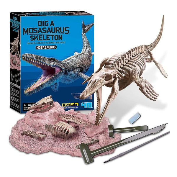 4M KidzLabs Dig A Mosasaurus Skeleton | Science Kit| KidzInc Australia 2