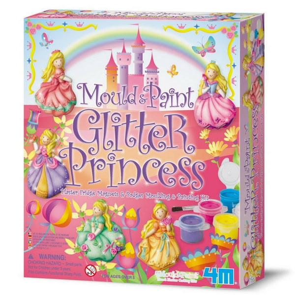 4M - Mould and Paint Glitter: Princess | KidzInc Australia | Online Educational Toy Store