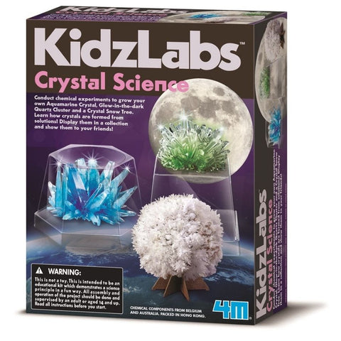 4M KidzLabs Crystal Science Kit | STEM Kits for Kids | KidzInc
