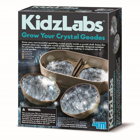 4M KidzLabs Crystal Geode Crystal Growing Science Kit | KidzInc Australia