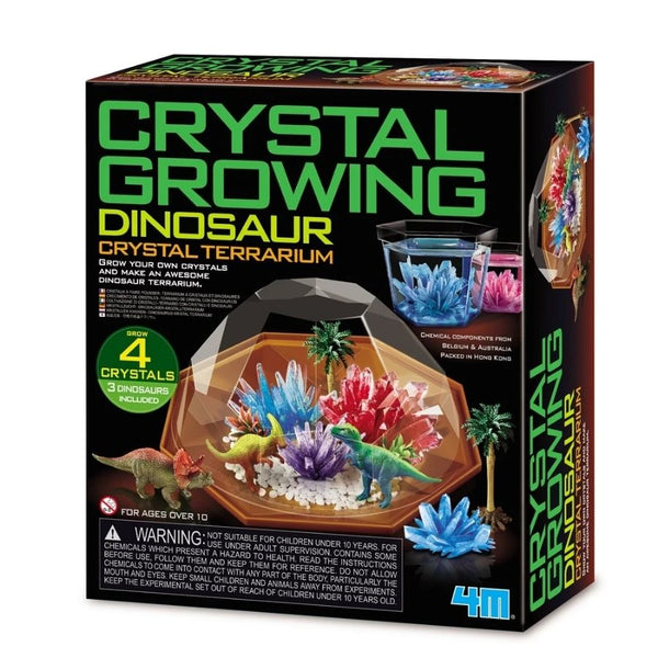 4M Crystal Growing Dinosaur Crystal Terrarium | Science Kits | KidzInc Australia