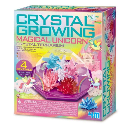 4M Magical Unicorn Crystal Terrarium | Crystal Growing Kits | KidzInc Australia