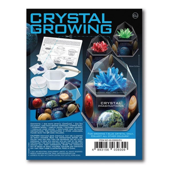4M Toys Crystal Growing Kit Space Gem Blue | KidzInc Australia 3