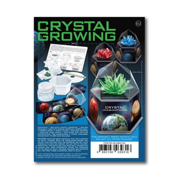 4M Toys Crystal Growing Kit Space Gem Green | STEM Toys | KidzInc Australia 3