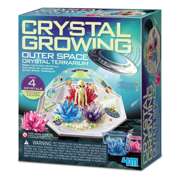 4M Crystal Growing Outer Space Crystal Terrarium | KidzInc Australia