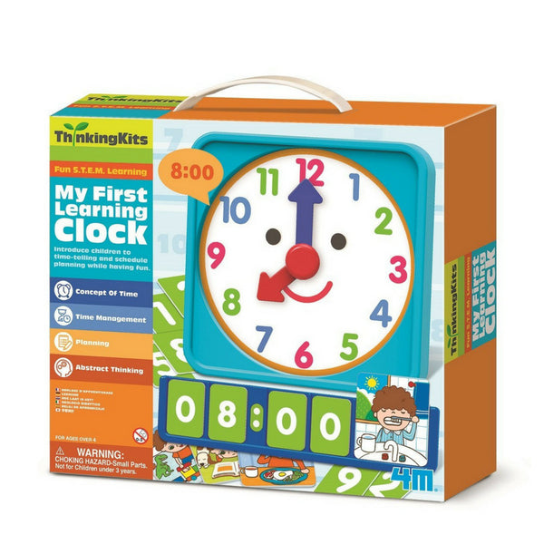 4M ThinkingKits My First Learning Clock | STEM Toys KidzInc Australia