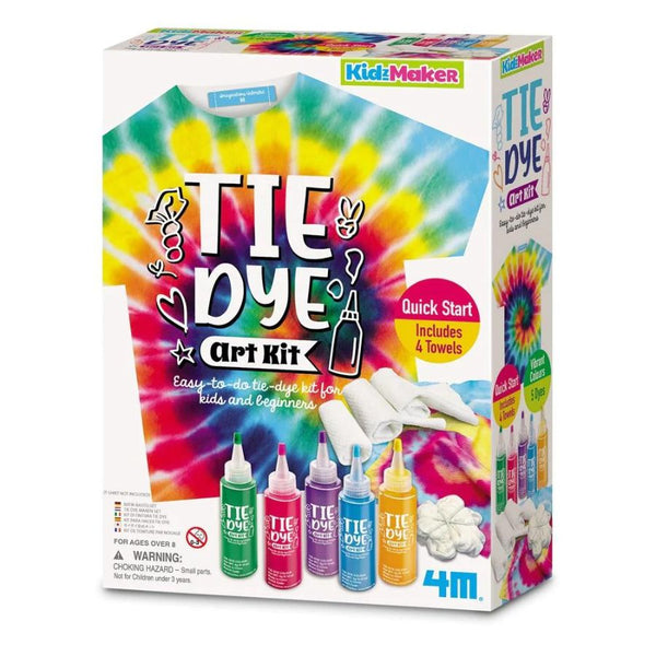 4M KidzMaker Tie Dye Art Kit | Educational & Fun STEAM Toys | KidzInc Australia