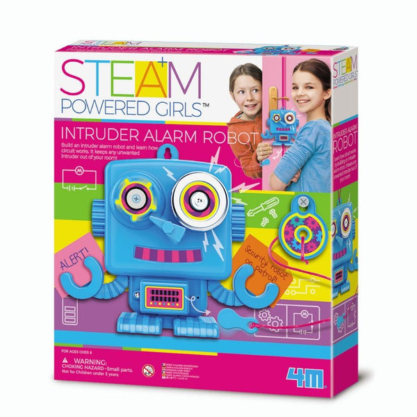 4M STEAM Powered Girls Intruder Alarm Robot | KidzInc Australia Online Educational Toys