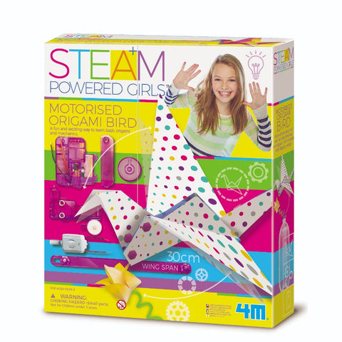 4M STEAM Powered Girls Motorised Origami Bird | KidzInc Australia