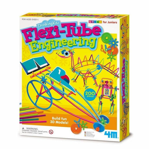 4M ThinkingKits Flexi-Tube Engineering Kit | STEAM Kits | KidzInc