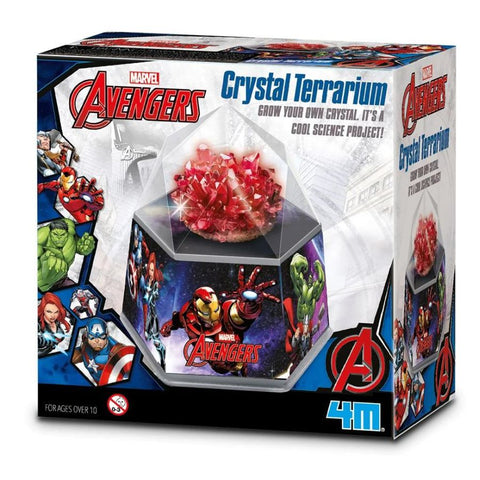 4M Marvel Avengers Crystal Terrarium | Crystal Growing Kits | KidzInc Australia