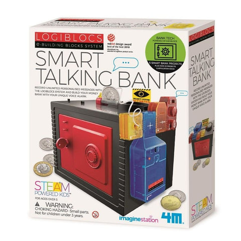 4M LogiBlocs Smart Talking Bank Science STEM Kit | KidzInc Australia