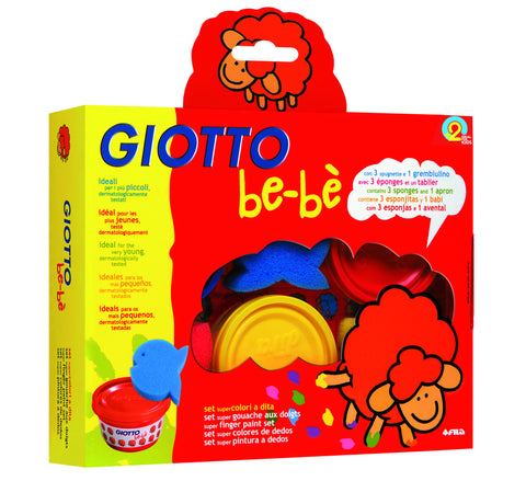 Giotto - Be-Be Super Finger Paint Set | KidzInc Australia | Online Educational Toy Store