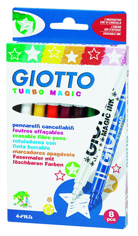 Giotto - Turbo Magic Markers (Packet of 8) | KidzInc Australia | Online Educational Toy Store