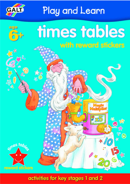Galt - Times Tables Sticker Reward Book | KidzInc Australia | Online Educational Toy Store