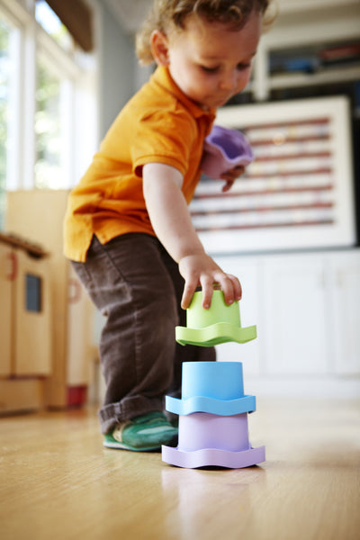 Green Toys - Stacking Cups | KidzInc Australia | Online Educational Toy Store