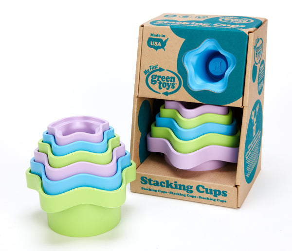 Green Toys - Stacking Cups | KidzInc Australia | Online Educational Toy Store