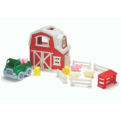 Green Toys - Farm Playset | KidzInc Australia | Online Educational Toy Store