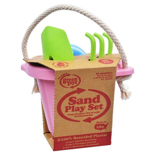 Green Toys - Pink Sand Play Set | KidzInc Australia | Online Educational Toy Store