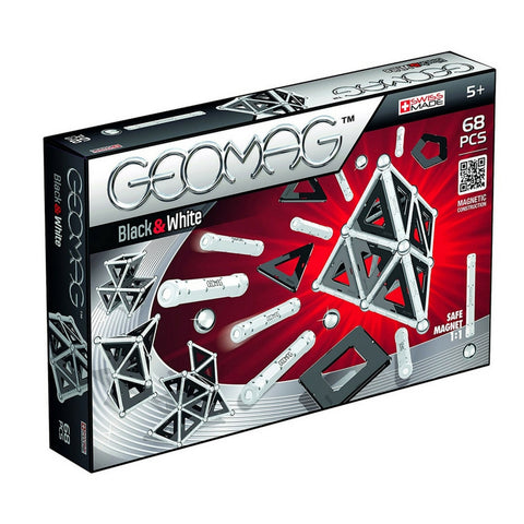 GeoMag - Black and White 68 | KidzInc Australia | Online Educational Toy Store
