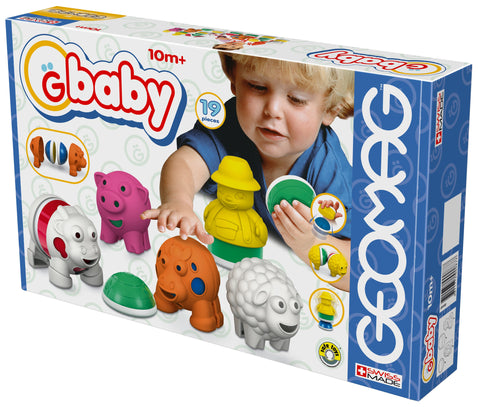 GeoMag Gbaby Farm  (19 Pieces) | KidzInc Australia | Online Educational Toy Store