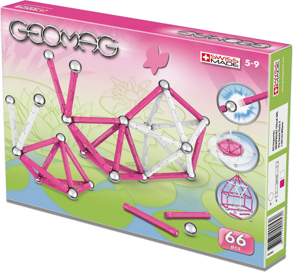 GeoMag Kids Colour Girl 66 Pieces | KidzInc Australia | Online Educational Toy Store