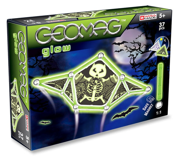 GeoMag Panels Glow 37 Pieces | KidzInc Australia | Online Educational Toy Store