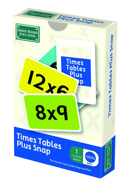 Green Board Education Games Times Tables Plus Snap Games | Maths Games