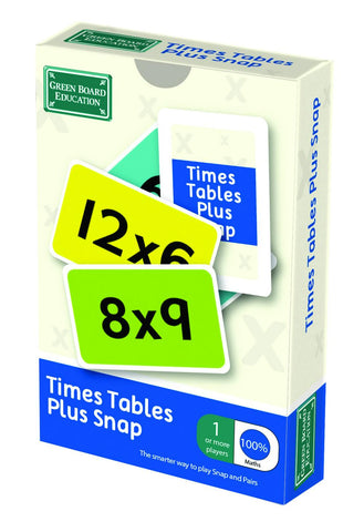 Green Board Education Games Times Tables Plus Snap Games | Maths Games