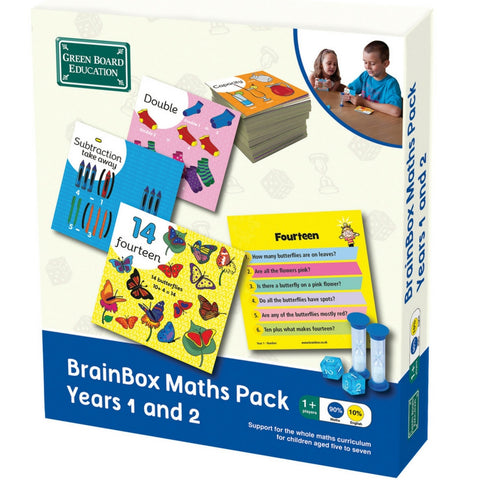 Green Board Games - Brainbox Maths Pack Years 1 and 2 | KidzInc Australia | Online Educational Toy Store