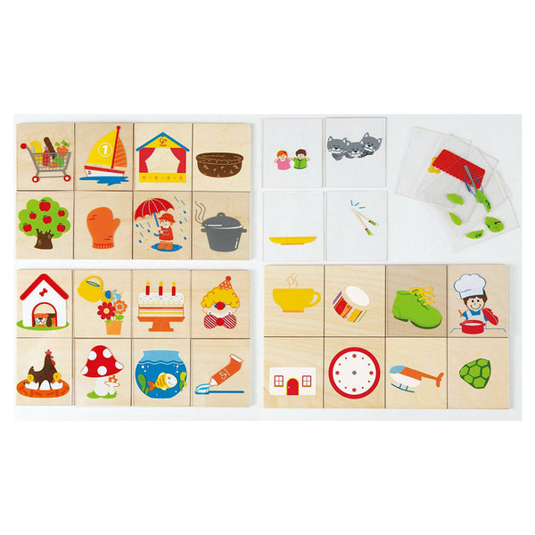 Hape - Combino Wooden Card Learning Game