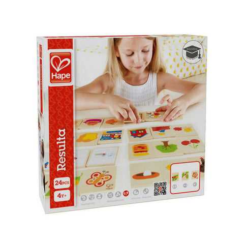 Hape - Resulta Wooden Card Game