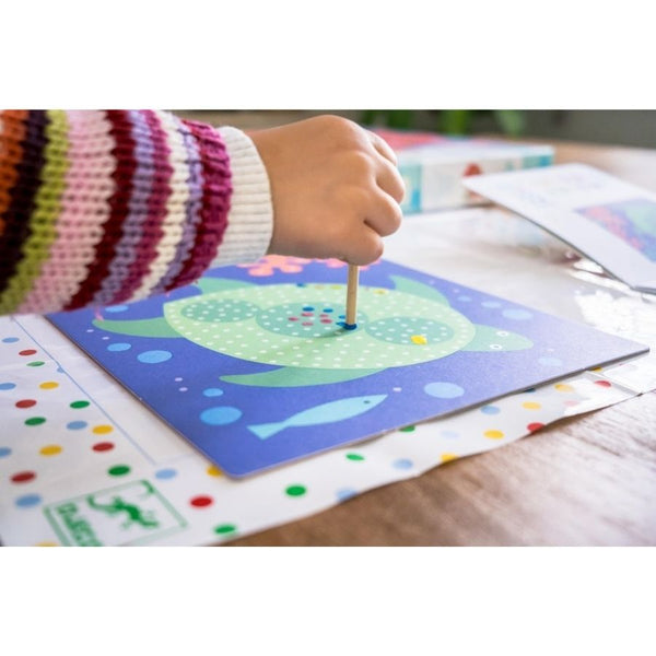 Djeco Pointillism Painting with Sticks | Craft Kit for Preschoolers 10