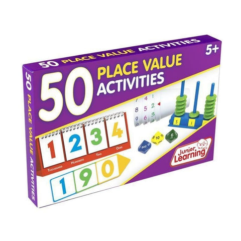 Junior Learning 50 Place Value Activities | STEM Supplies | KidzInc Australia