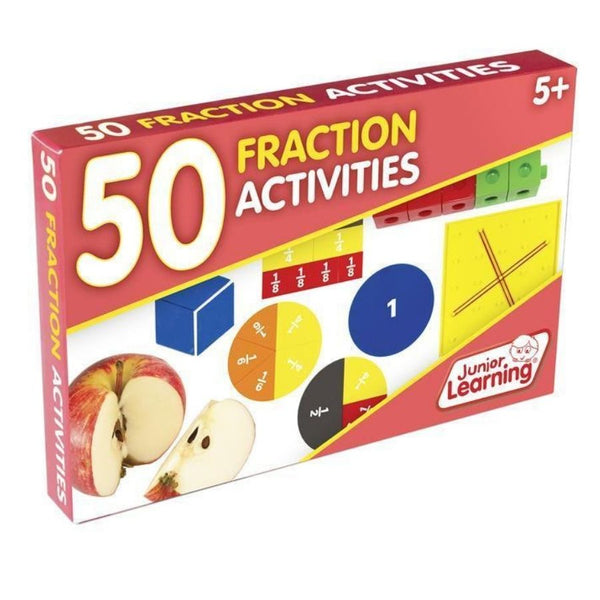 Junior Learning 50 Fraction Activities | STEM Supplies | KidzInc Australia 1