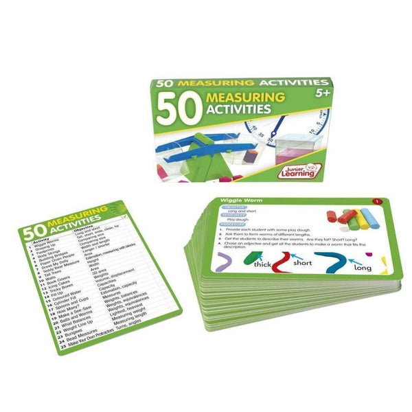 Junior Learning 50 Measure Activities | STEM Maths Supplies | KidzInc Australia