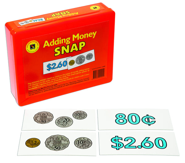 Learning Can Be Fun - Adding Money Snap | KidzInc Australia | Online Educational Toy Store