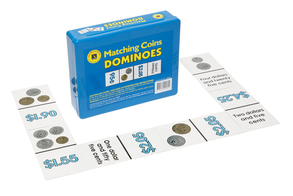 Learning Can Be Fun - Money Dominoes | KidzInc Australia | Online Educational Toy Store