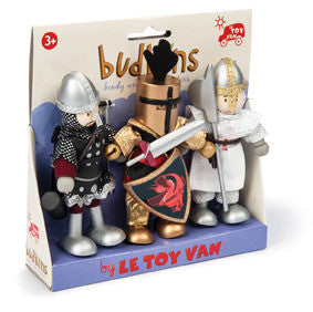 Le Toy Van - Budkin Knights Triple Pack | KidzInc Australia | Online Educational Toy Store