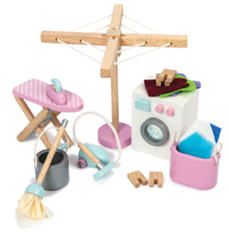 Le Toy Van - Laundry Room Set | KidzInc Australia | Online Educational Toy Store