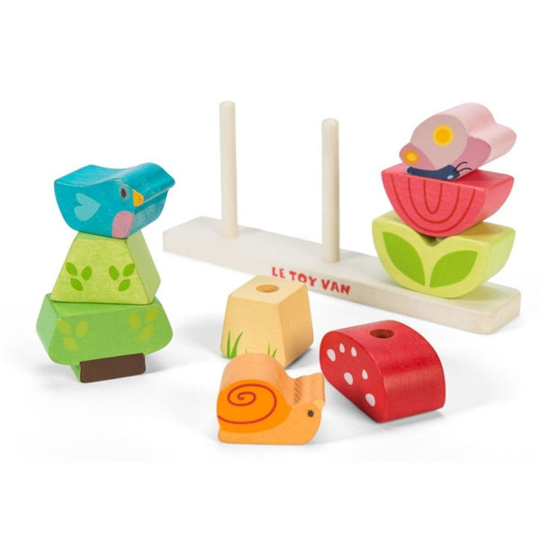 Le Toy Van Petilou My Stacking Garden|Toddler Educational Toys KidzInc 2