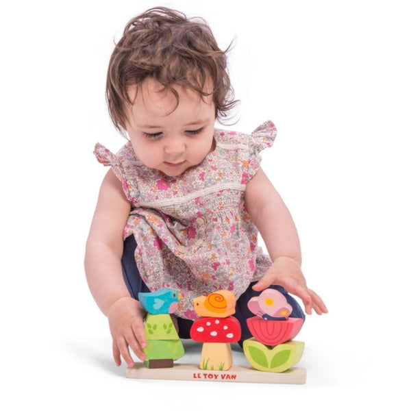 Le Toy Van Petilou My Stacking Garden|Toddler Educational Toys KidzInc 3