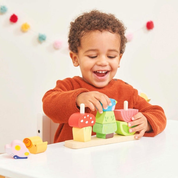 Le Toy Van Petilou My Stacking Garden|Toddler Educational Toys KidzInc 4