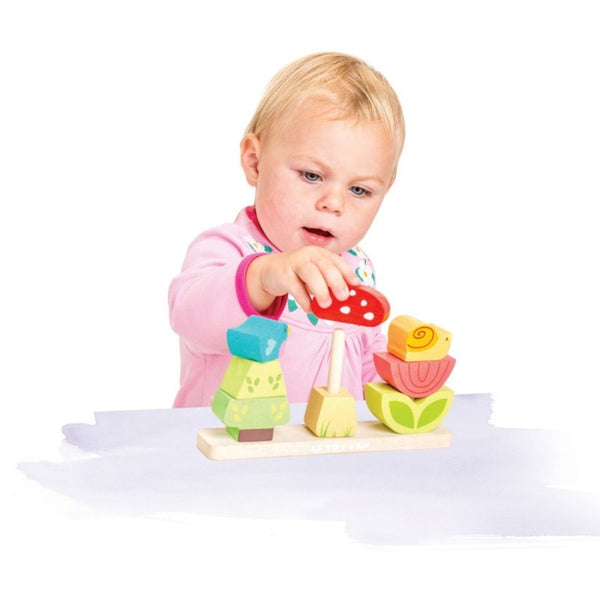 Le Toy Van Petilou My Stacking Garden|Toddler Educational Toys KidzInc 5