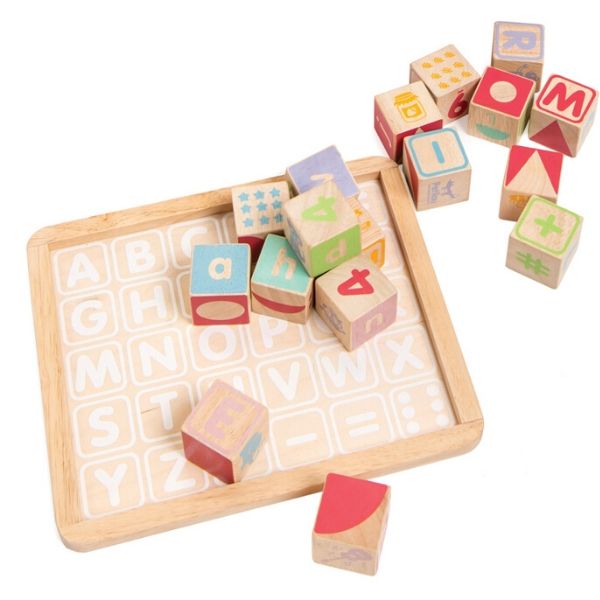 Coko Blocks COKO Lowercase Letters | Building Blocks | KidzInc