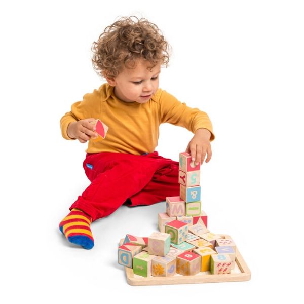 Le Toy Van Petilou ABC Wooden Blocks | KidzInc Australia | Online Toys 3